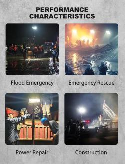 Осветительная башня дизельная 6-9м 4*400W LED/металлогалоген (арт. 25-5083313)