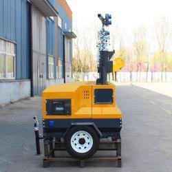 Башня светодиодная телескопическая 1000W*4 с дизельной лампой (арт. 25-5083317)