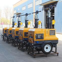 Мобильная светодиодная башня на дизеле с солнечным питанием (арт. 25-5083327)