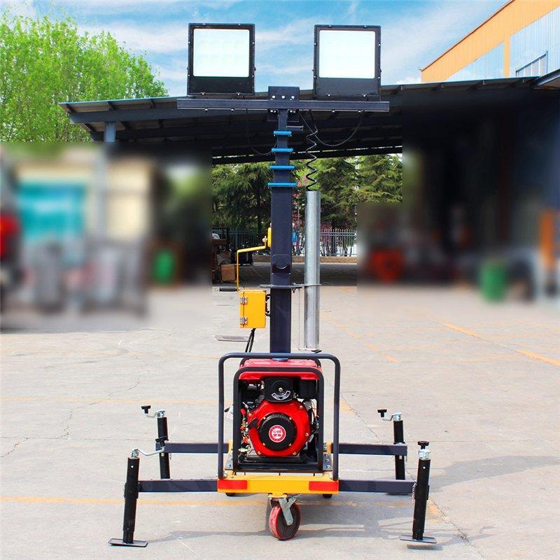 Мобильная осветительная башня ручная 6-9м передвижная (арт. 25-5083352)