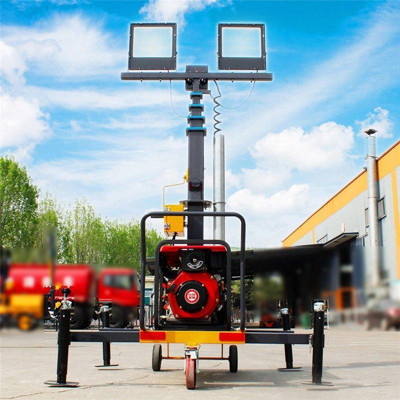 Мобильная световая башня LED телескопическая 6 м (арт. 25-5083353)