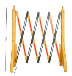 Забор защитный выдвижной жёлтый 97 см для изоляции (арт. 25-5083361)