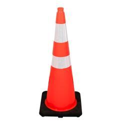 Конус дорожный гибкий ПВХ 70 см для безопасности (арт. 25-5083385)