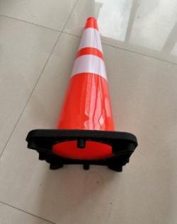 Конус дорожный гибкий ПВХ 90 см для безопасности (арт. 25-5083387)