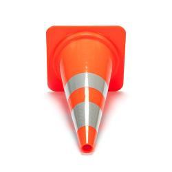 Конус дорожный гибкий ПВХ 70 см для безопасности (арт. 25-5083390)