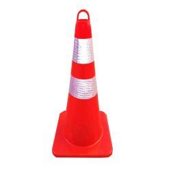 Конус дорожный гибкий ПВХ с верхним кольцом 70 см (арт. 25-5083399)