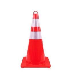 Конус дорожный гибкий ПВХ с верхним кольцом 70 см (арт. 25-5083399)