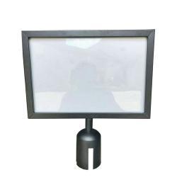 Стойка с выдвижной лентой и держателем табличек A3 A4 (арт. 25-5083403)