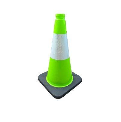 Конус дорожный резиновый светоотражающий предупреждающий (арт. 25-5083429)