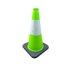 Конус дорожный резиновый светоотражающий предупреждающий (арт. 25-5083429)