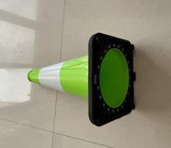 Конус дорожный резиновый светоотражающий предупреждающий (арт. 25-5083429)