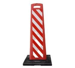 Стойка сигнальная дорожная с отражателем предупреждающая (арт. 25-5083433)