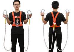 Страховочная система промышленная регулируемая с веревкой (арт. 25-5083455)