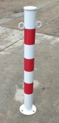 Столбик предупреждающий стальной с кольцом и делинеаторами (арт. 25-5083467)