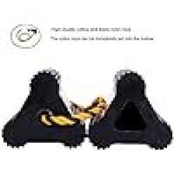 Упор резиновый для колеса желто-черный с ручкой (арт. 25-5083519)