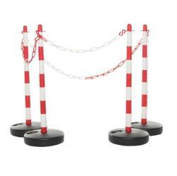 Столбик сигнальный дорожный водоналивной красно-белый (арт. 25-5083524)