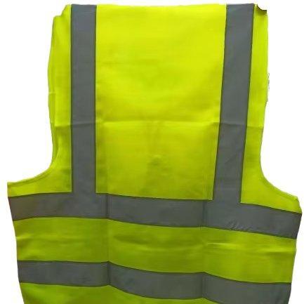 Жилет светоотражающий для бега с зелеными лямками (арт. 25-5083532)