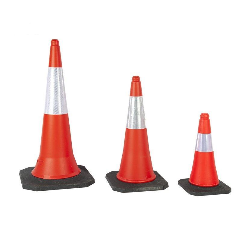 Конус дорожный пластиковый красный прочный PE (арт. 25-5083554)