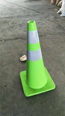 Конусы дорожные зеленые с отражающими полосами (арт. 25-5083563)