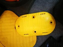 Барьер дорожный полиуретановый желтый прочный (арт. 25-5083566)