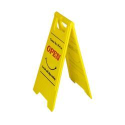 Знак напольный предупреждающий желтый "Внимание: мокрый пол" (арт. 25-5083580)