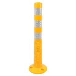 Столбик гибкий дорожный пластиковый 75см желтый (арт. 25-5083594)