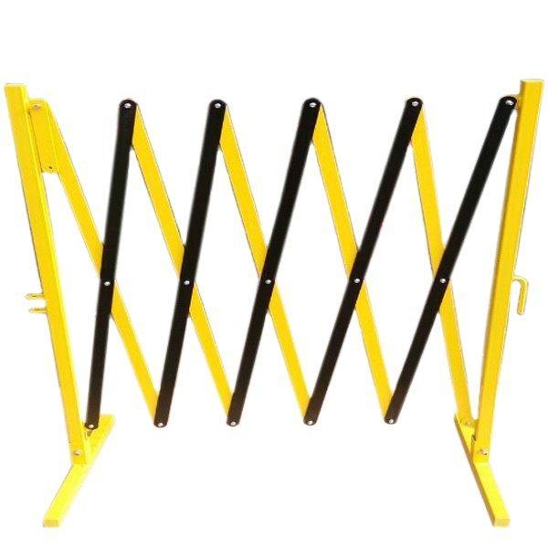 Барьер стальной складной дорожный на колесах алюминиевый (арт. 25-5083618)