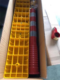 Столбик разделительный дорожный с отражателем пластиковый (арт. 25-5083675)