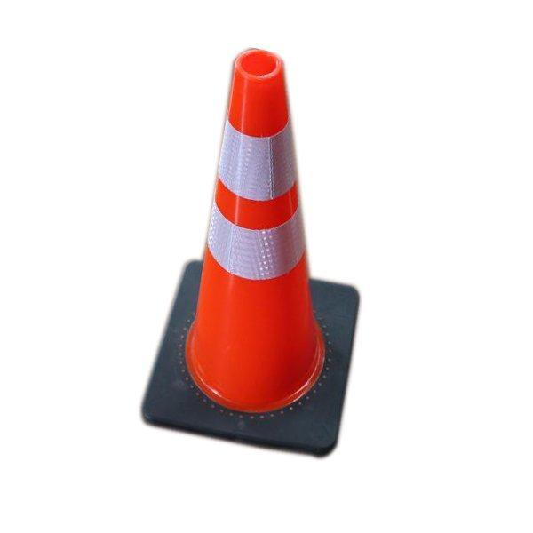 Конусы дорожные оранжевые 700мм с отражателем и резиновой основой (арт. 25-5083693)