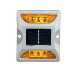 Светоотражатель дорожный алюминиевый с солнечной панелью 6 LED (арт. 25-5083698)