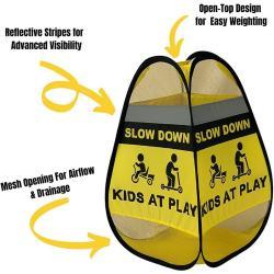 Конус складной предупреждающий о скользком полу (арт. 25-5083710)