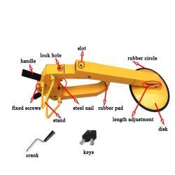 Блокиратор колес противоугонный для грузовиков Heavy Duty (арт. 25-5083734)