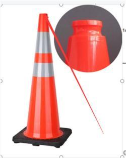 Конус дорожный гибкий ПВХ 90 см 5.5 кг оранжевый (арт. 25-5083741)