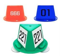Топпер магнитный конусный с номером и присоской для авто (арт. 25-5083825)