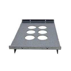 Кронштейн металлический алюминиевый перфорированный для авто и мото (арт. 25-5084401)