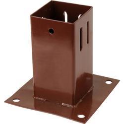 Столб для забора алюминиевый регулируемый с деревянной основой (арт. 25-5084478)