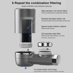 Смеситель кухонный с фильтром и керамическим картриджем (арт. 25-5084888)
