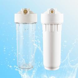 Корпус для обратного осмоса квадратный белый/прозрачный (арт. 25-5085119)