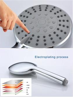 Душевая лейка 5 режимов с ручным душем высокая мощность (арт. 25-5085131)