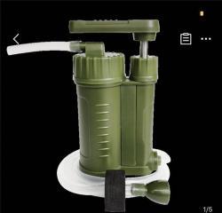 Фильтр бутылка ультрафильтрации с насосом для походов (арт. 25-5085135)