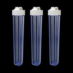 Корпус фильтра для воды Big Blue 20 дюймов белый/синий/прозрачный (арт. 25-5085168)