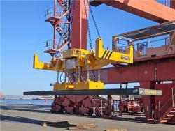 Штабелер с электромагнитами для подъема стальных прутьев (арт. 25-5085307)