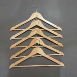 Вешалка деревянная круглая коричневая для одежды (арт. 25-5085750)