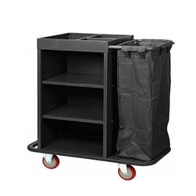 Тележка уборочная отельная металлическая из нержавеющей стали (арт. 25-5085844)