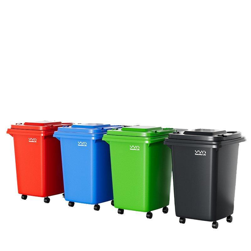 Контейнер для мусора пластиковый мобильный 50 л для кухни и медицины (арт. 25-5085865)