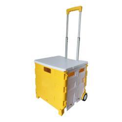 Тележка складная пластиковая для покупок и багажа (арт. 25-5085868)