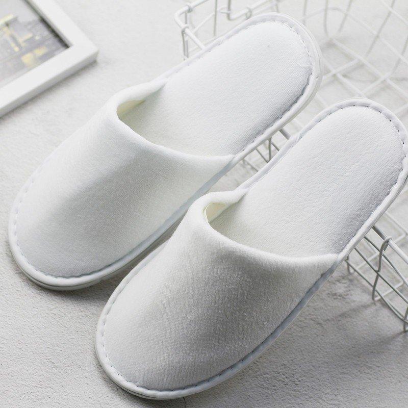 Тапочки одноразовые гостиничные из ткани без узора (арт. 25-5085879)