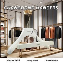 Вешалки костюмные деревянно-металлические с зажимами (арт. 25-5085892)