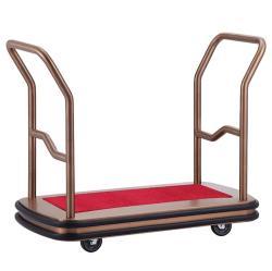 Тележка для багажа складная винтажная золотая отельная (арт. 25-5085895)