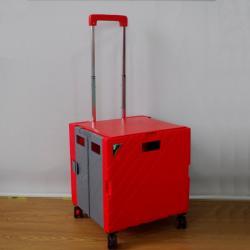 Тележка складная пластиковая экосберегающая 2-в-1 для покупок (арт. 25-5085903)